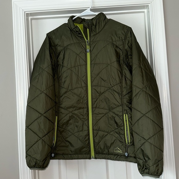 LL Bean quilted primaloft jacket - Picture 1 of 10